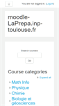 Mobile Screenshot of moodle-cpp.inp-toulouse.fr